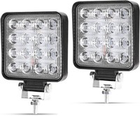 LED Arbeitsscheinwerfer 48W Quadrat Offroad Zusatzscheinwerfer 12V 24V FüR ...