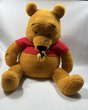 VTG Disney Winnie The Pooh Jumbo Plush 36" Giant Stuffed Bear w/ Bee
