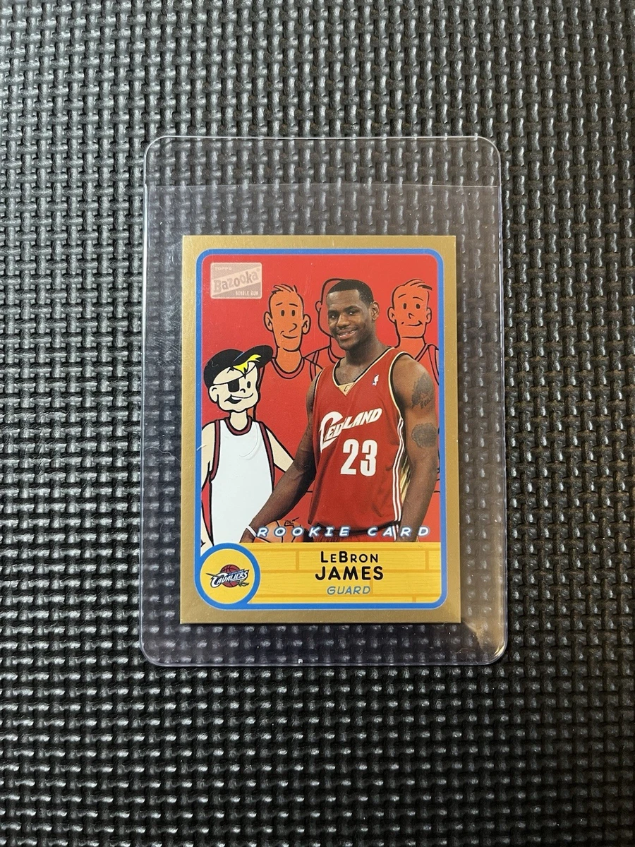 Bazooka LeBron James Basketball Sports Trading Card Singles for
