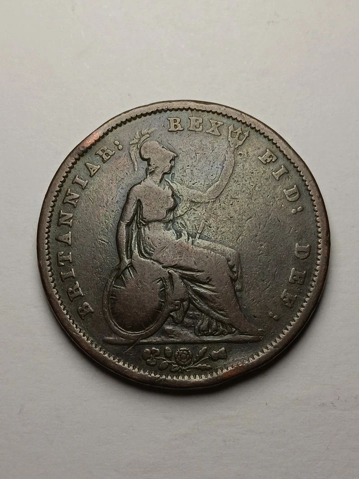 1831 Great Britain William IV One Penny (F/VF, Glossy Finish) - Image 2 of 4