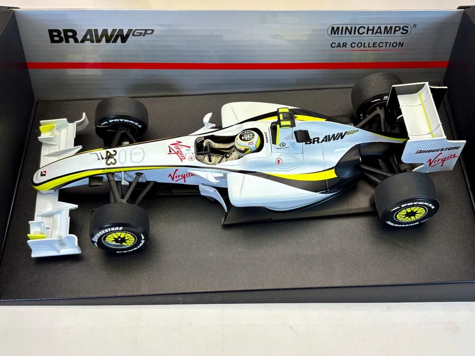 1:18 MINICHAMPS Brawn GP BGP 001 #23 Rubens Barrichello 2009 150090023 - Image 2 of 4