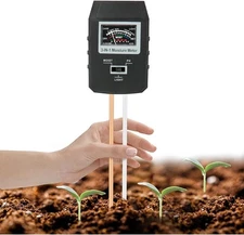 3-in-1 Soil pH, Moisture & Light Meter – No Battery Needed | Accurate & Easy-t