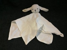 Doudou plat lange lapin blanc  Bout Chou Monoprix Etat neuf