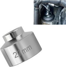 27mm Oil Filter Socket Wrench 38in Drive 6-point Hex Chrome Vanadium Steel Tool 27mm Oil Filter Socket Wrench 38in Drive 6-point Hex Chrome Vanadium Steel Tool