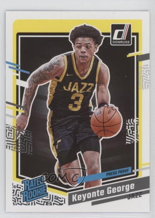 2023-24 Panini Donruss Rated Rookie Silver Press Proof Keyonte George #244 4g0