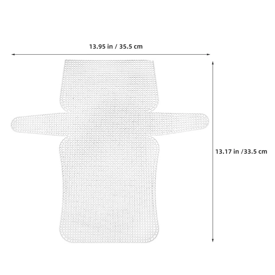7pcs Plastic Mesh Canvas - Canvas Sheets for Embroidery Crochet Cross Stitch - Image 4 of 4