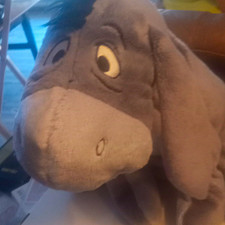 Disney Winnie the Pooh Eeyore Plush Stuffed Animal Gray Donkey Medium 2002