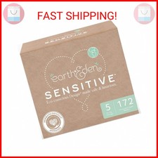 Earth  Eden Sensitive  Eco-Conscious  Hypoallergenic Diapers  Size 5  172 C