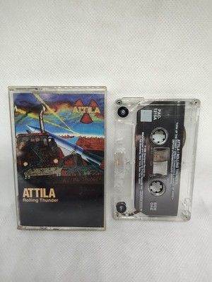 ATTILA Rolling Thunder Heavy Metal Cassette German 1986 Shattered Records TESTED