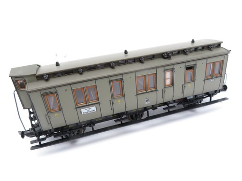 361H0 /2 - Roco H0 - 3achs. Abteilwagen 4.Kl grau der KPEV / 1284 - top | Condition: Gebraucht