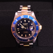 Invicta Pro Diver Men's Quartz Blue Dial Two-Tone Bracelet 200m Watch 26972