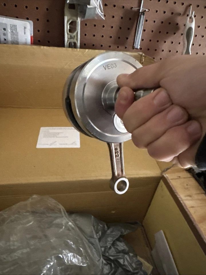 2009 KAWASAKI KX250F KX 250F ПОДЛИННЫЙ HOT RODS КРИВОШИПНО-ШАТУННЫЙ ВАЛ ДВИГАТЕЛЯ В СБОРЕ - Изображение 2 из 4