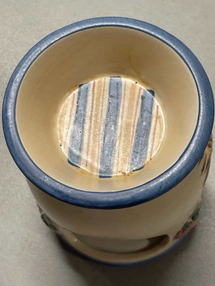 Yankee Candle Otoño Otoño Calabaza Rayas Doradas Cerámica Tealight Cera Quemador de Tarta Foto 3 de 4