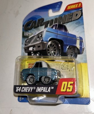 EXCLUSIVE CAR TUNED SERIES 3 #05  64 CHEVY IMPALA BLUE Plus Bonus