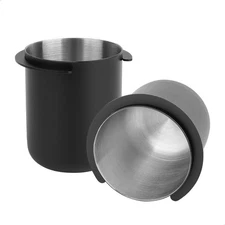 58mm Coffee Dosing Cup Espresso Machine Accessory Stainless Steel Black Tool