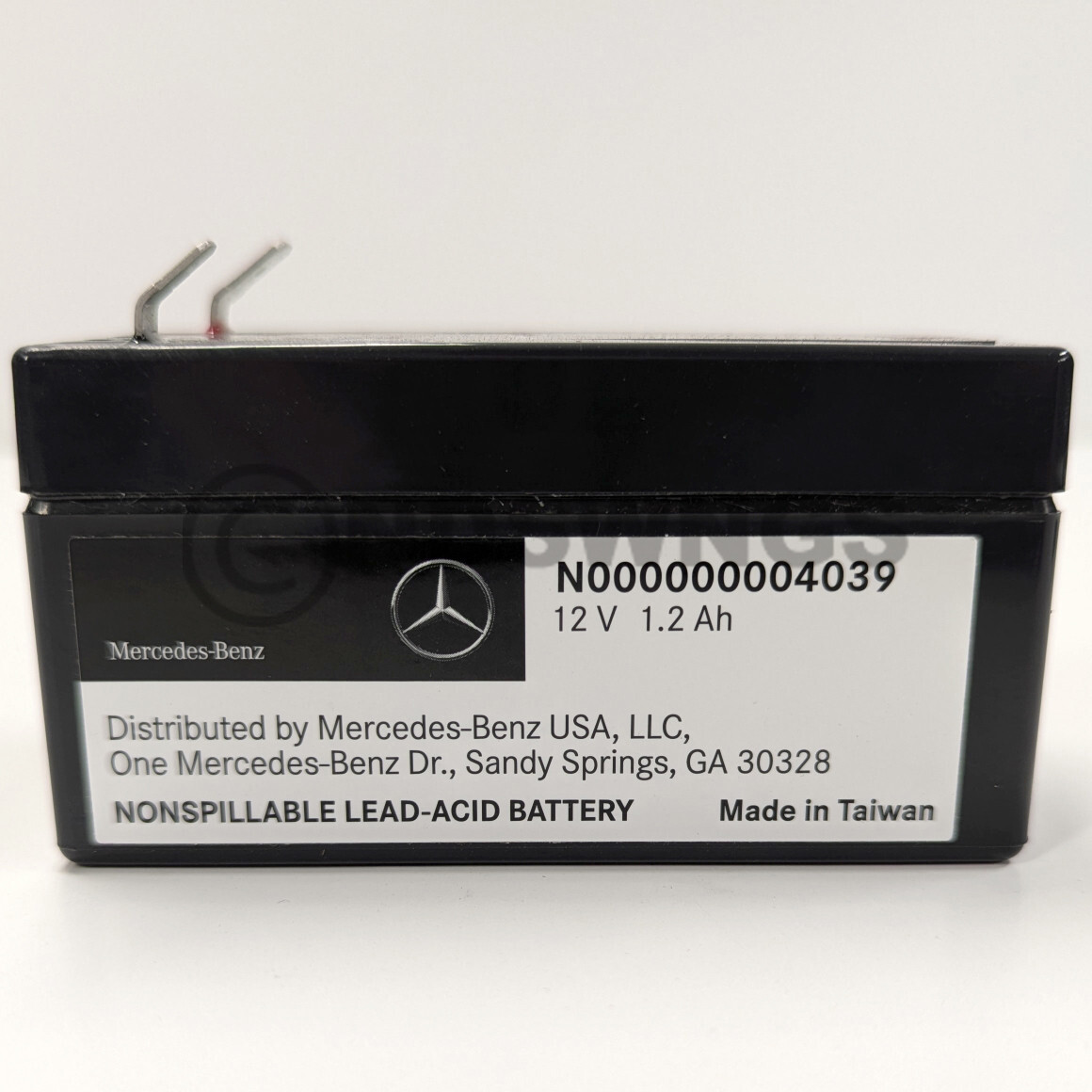 Genuine Mercedes Auxiliary Battery A220 19-21 N000000004039 A 220 Aux OEM BENZ