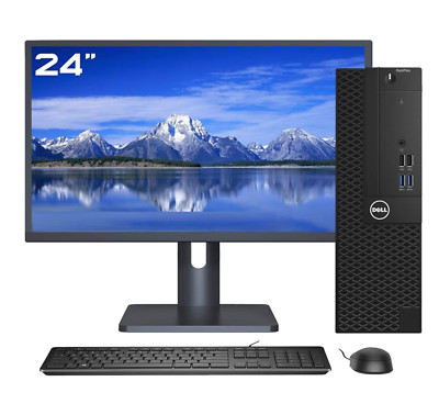 Schneller Dell Optiplex 3050 SFF PC Computer Monitor i5 CPU bis 2TB SSD Windows 11