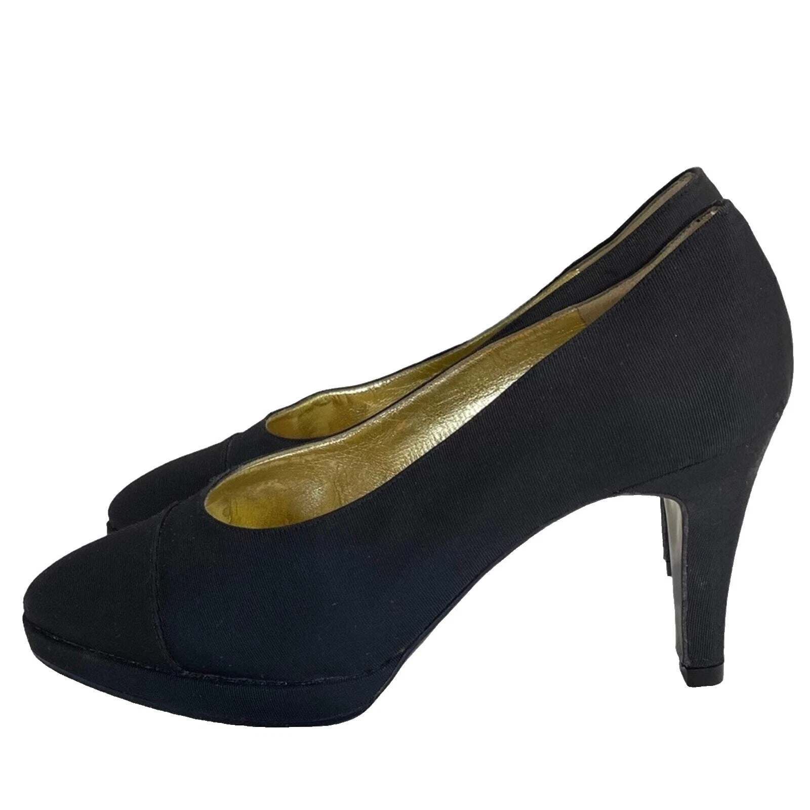 Satin Heels Vintage Shoes for Women