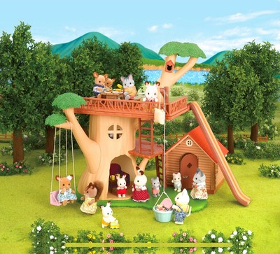 calico critters adventure treehouse gift set