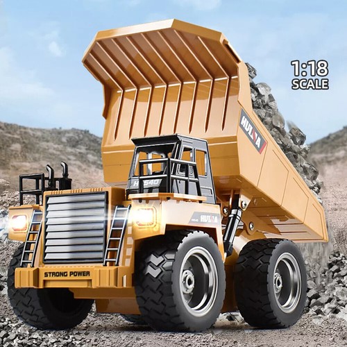 Ferngesteuerter Muldenkipper RC Kipper Dumper Kipplader Baufahrzeuge 1:18 4WD DE - Bild 2 von 24
