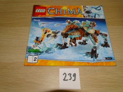 LEGO Chima 70143 nur Bauanleitung OHNE STEINE  (NR:239) teil  2 -