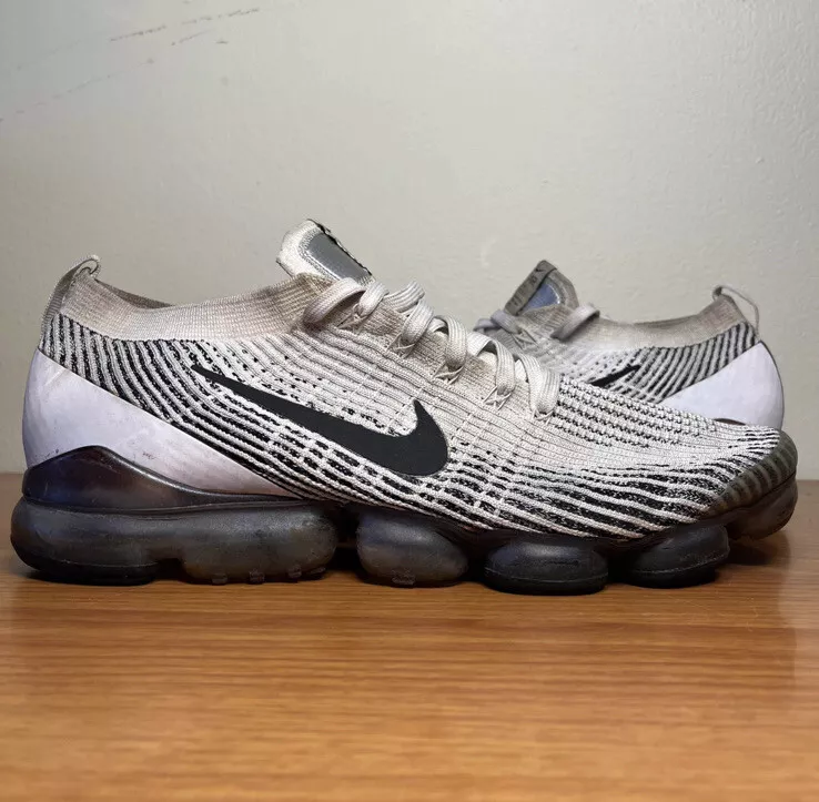 Nike Air Vapormax Flyknit 3 Zebra White Black Size 15 Sneakers AJ6900-105