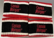 Lot of 4 Vintage Captain Morgan Wrist Bands