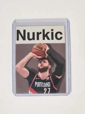 Jusuf Nurkic Artist Signed Basketball Art Card 1/10