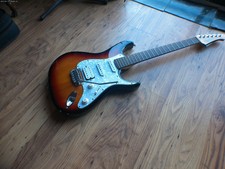 Mitchell Sunburst Strat Electric Guitar With Hard Case