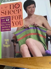 INTERWEAVE PRESS 'No Sheep For You’ Knitting  - Not Used- VINTAGE - SOFTCOVER