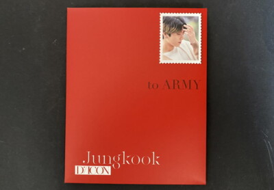 BTS-DICON OFFICIAL JUNGKOOK ACCORDION TWO SIDES CARD | eBay