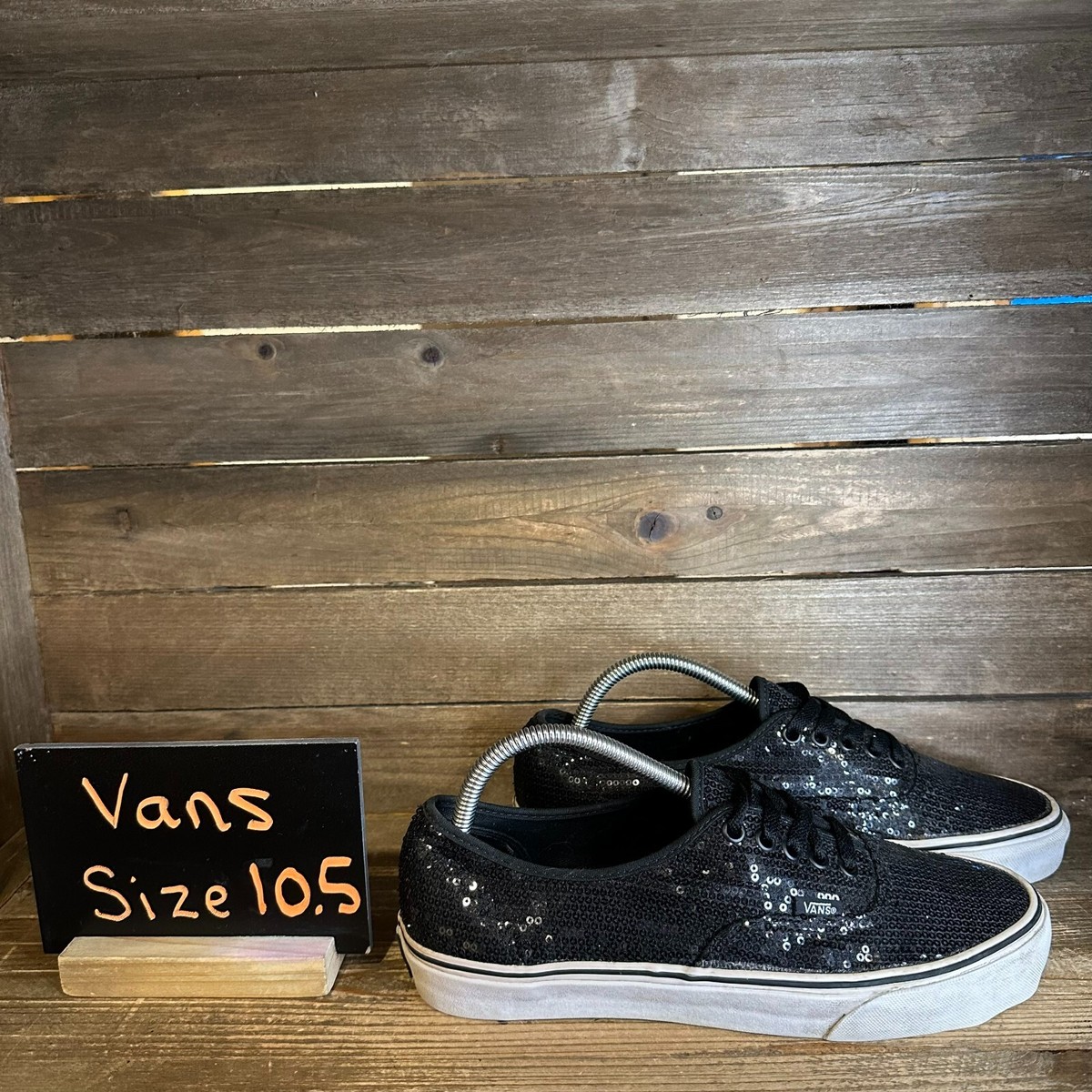 Grey Vans Era Glitter Vans Authentic Vans De Lentejuelas Womens Vans Era  Black Sequin