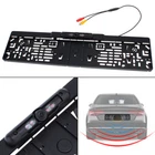 Waterproof EU License Plate Car Rear View Backup Camera 4 IR Night Vision Cam