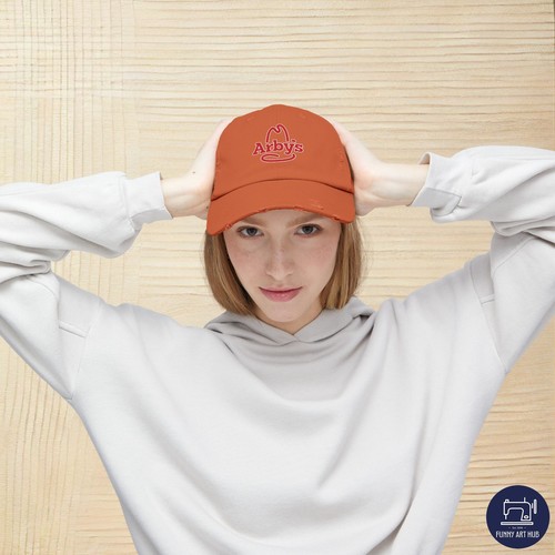 Arby's Restaurant Logo Unisex Distressed Cap - 第 36/73 張圖片