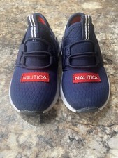 Nautica toddler tennis shoes size 5 sneakers Gym Shoes Blue. See Photos For Flaw