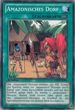 YU-GI-OH, AMAZONISCHES DORF, C, LCJW-DE104, 1. Auflage, TOP