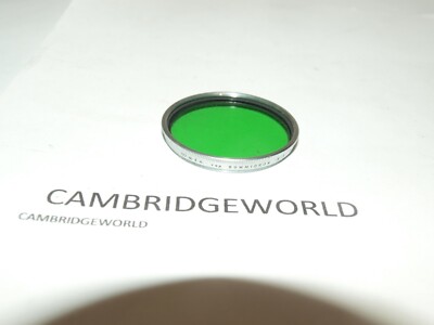 GREEN FILTER for LEICA LEITZ 50mm 5cm SUMMICRON SCREW in CHROME MOUNTS 