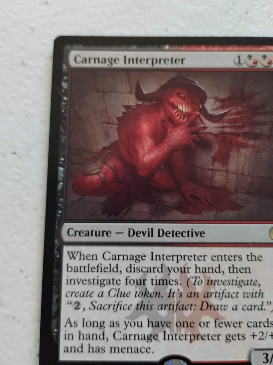 Carnage Interpreter 4枚セット MTG Carnage Interpreter 4枚セット MTG Carnage Interpreter