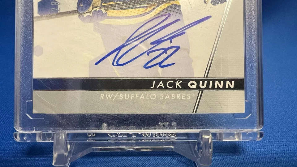 2022-23 SP Authentic Auto Future Watch /999 Jack Quinn #108 Rookie Auto RC - Image 3 of 4