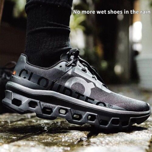 On Cloudmonster Black Running Shoes for Men & Women - Lightweight and Athletic - Afbeelding 1 van 22