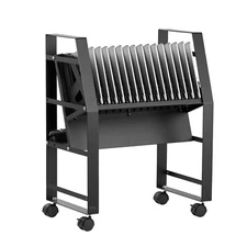 Uimoso Charging Cart Mobile Open Storage Cart 16 Devices for Laptop and Tablet