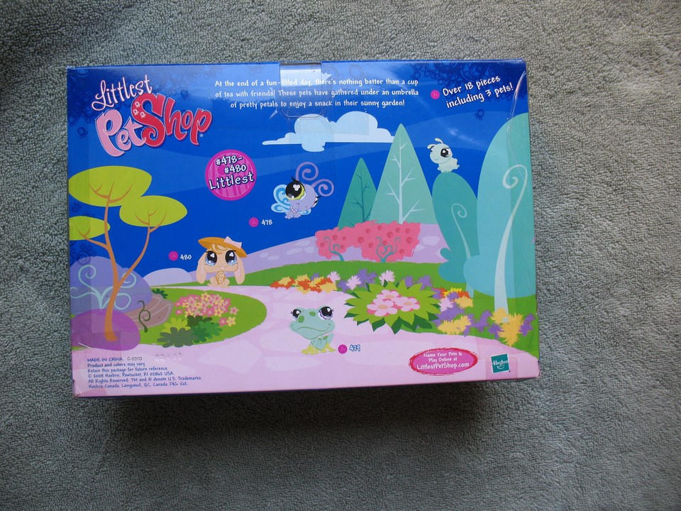 Lot De Figurines Littlest Pet Shop - Raton Laveur, Hamster, Pélican (réf 1348-1350, 478-480)