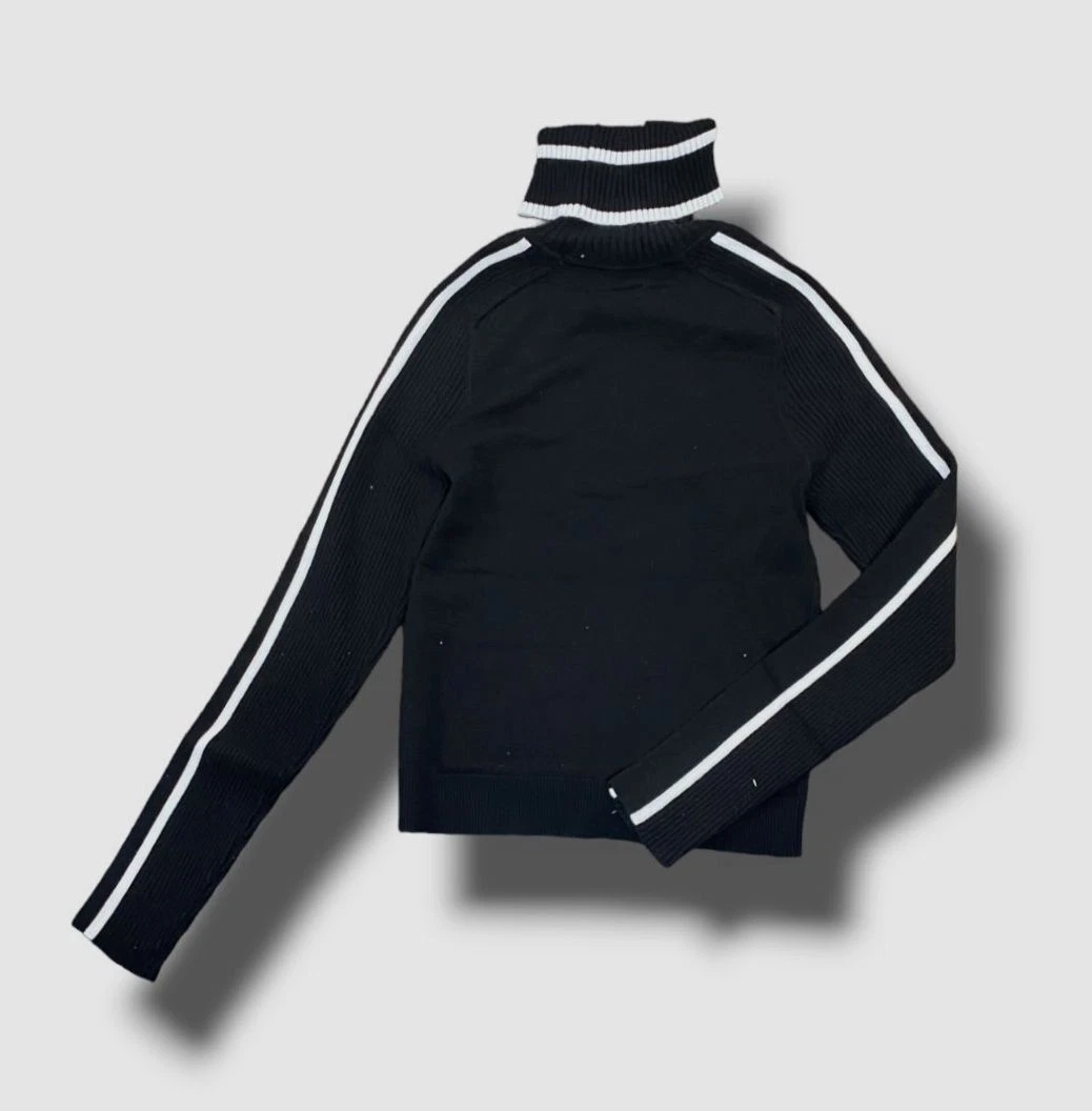 295 Milly Mini s Kid s Girls Black Racer Stripe Turtleneck