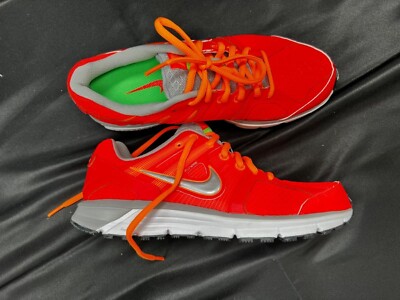 Nike Anodyne DS Running Training Shoes 537681-800 Orange Silver Women's Size 7