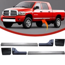 Rocker Panels & Cab Corner Kit fits 06-09 Ram Mega Cab 1500 2500 3500  6PCS. Kit
