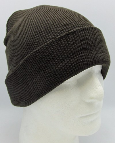 Plain Knit Beanie Skull Cap Long or Cuff Winter Snowboard Ski Hat Adult OSFM New - Picture 5 of 5