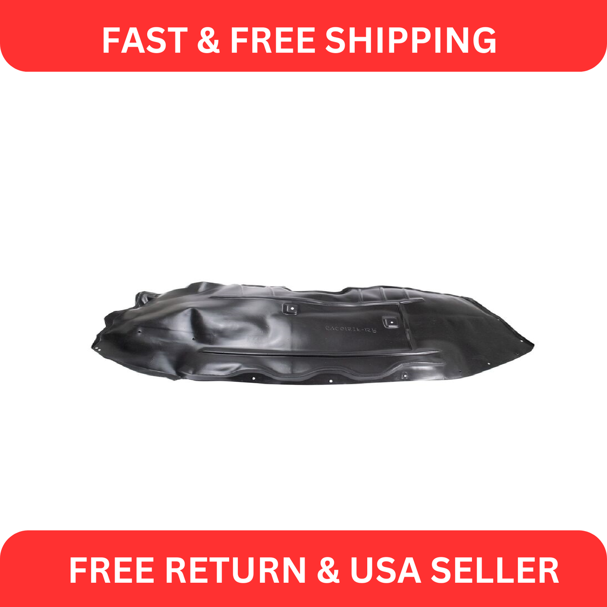 TRQ Front Right Inner Fender Liner Black Passenger Side Fits Select 2015-2022 Chevrolet Colorado 2015-2021 GMC Canyon GM1249263