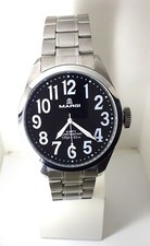 Orologio Uomo Margi 12690 Classico Con Quadrante Nero E Cinturino Acciaio
