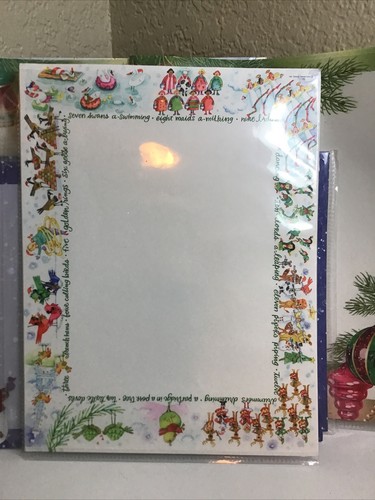 Assortment of 6 Christmas Letter Paper Vintage & New - Inkjet & Laser Printer - Picture 8 of 12