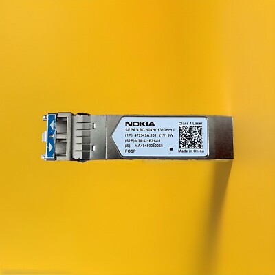 LOT OF 4 Nokia 472949A.101  FOSP SFP 9.8G 10km 1310nmTransceive Module